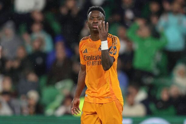 Vinícius Júnior při prohře s Betisem