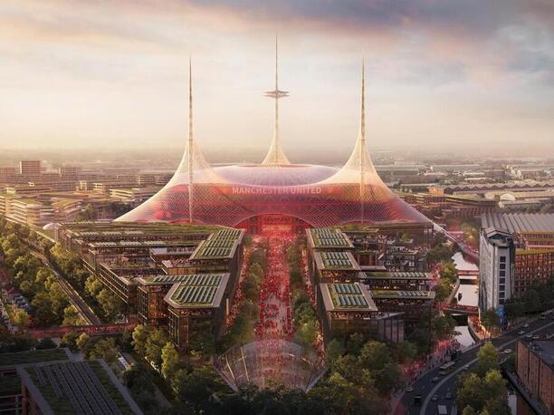 Vizualizace nového stadionu Manchesteru United