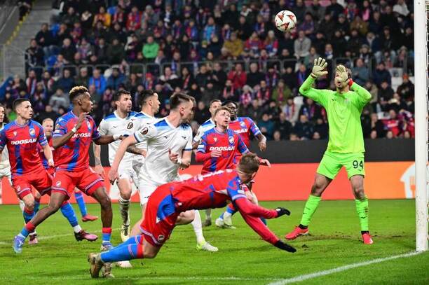 Viktoria Plzeň vs. Lazio, první zápas osmifinále Evropské ligy 2024–25