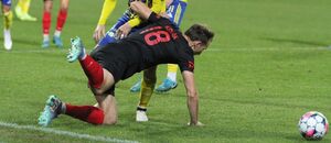 Libor Kozák s Lukášem Bartošákem v souboji bývalých reprezentantů Libor Kozák s Lukášem Bartošákem v souboji bývalých reprezentantů