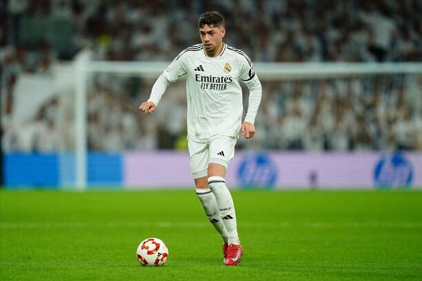 Federico Valverde během pohárového utkání s Realem Sociedad