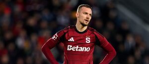 Lukáš Haraslín během prohry s Plzní Lukáš Haraslín během prohry s Plzní