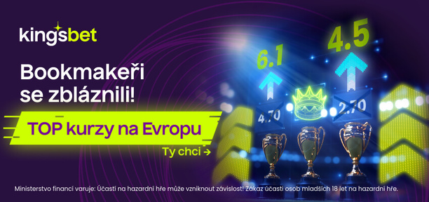 Kingsbet nabízí nejlepší kurzy na zápasy evropských pohárů