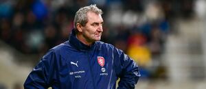 Trenér Jan Suchopárek během barážové odvety s Belgií