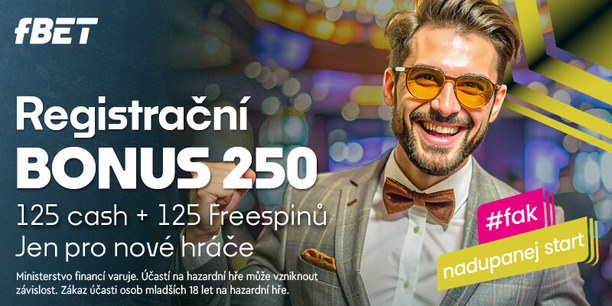 Získejte bonus ve výši 250 Kč u fBETu