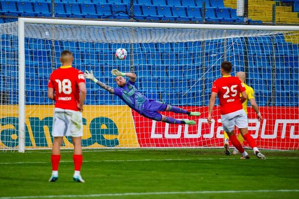 Stanislav Dostál je momentálně nejlepším brankářem 2. ligy, Chance Národní Liga 2024/25