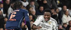 Vinícius Jr. během utkání proti celku Celta Vigo - Copa del Rey 2024/25