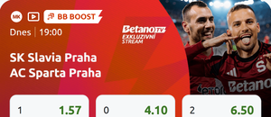 Betano kurzy dnes na pražské derby: jak s nimi zamíchalo oznámení základních sestav? Betano kurzy dnes na pražské derby: jak s nimi zamíchalo oznámení základních sestav?