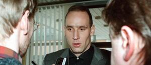 Jan Koller hovoří s novináři na reprezentačním srazu