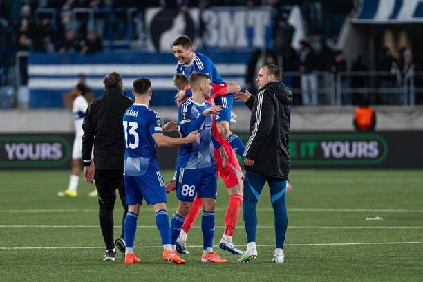 Fotbalisté Sigmy Olomouc slaví postup přes Lausanne