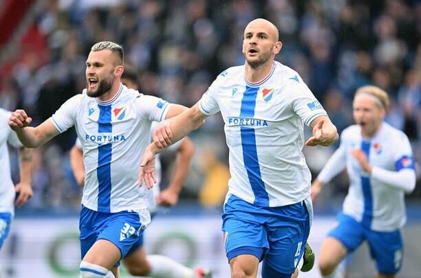 Chance Liga 2024/25: Zleva Erik Prekop a David Lischka