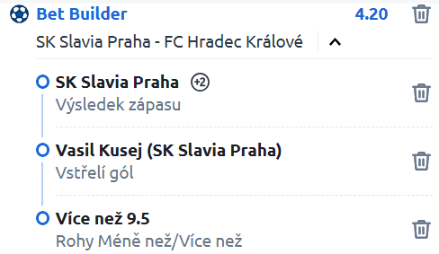 Vsaďte si na BetBuilder dnešního dne 20. července