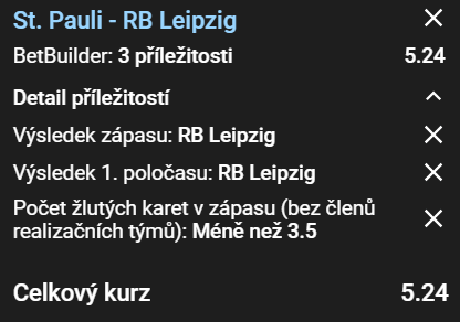 Vsaďte si na BetBuilder dnešního dne