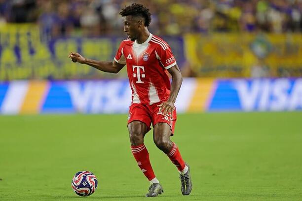 Kingsley Coman v průběhu utkání s Bocou Juniors, MS klubů 2025