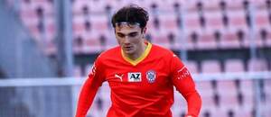 Na fotce hráč Zbrojovky Brno Lucas Kubr