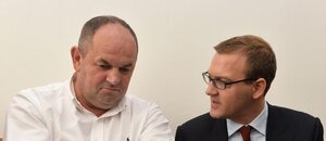 Miroslav Pelta a Daniel Křetínský, majitelé fotbalových klubů