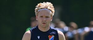 Matěj Šín během prvního tréninku Baníku v rámci letní přípravy 2025 Matěj Šín během prvního tréninku Baníku v rámci letní přípravy 2025