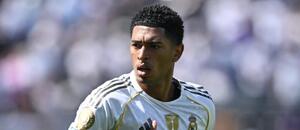 Jude Bellingham (Real Madrid) během výhry nad Dortmundem ve čtvrtfinále MS klubů Jude Bellingham (Real Madrid) během výhry nad Dortmundem ve čtvrtfinále MS klubů