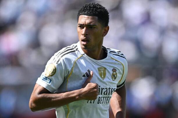Jude Bellingham (Real Madrid) během výhry nad Dortmundem ve čtvrtfinále MS klubů