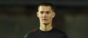 Obránce Felix Čejka v dresu Opavy Obránce Felix Čejka v dresu Opavy