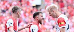 Slavia Praha, Ondřej Zmrzlý, Vasil Kušej - radost z titulu