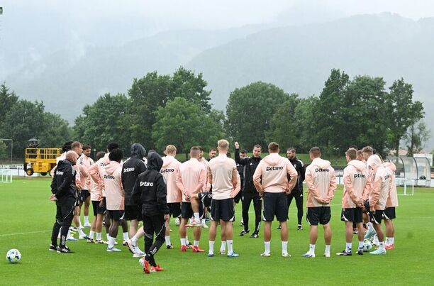 Fotbalisté Sparty během soustředění v Grassau
