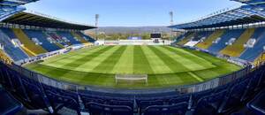AGC Aréna Na Stínadlech, kde hrají svá domácí utkání hráči FK Teplice AGC Aréna Na Stínadlech, kde hrají svá domácí utkání hráči FK Teplice