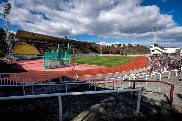 Stadion Juliska je pro fotbalisty Dukly Praha dlouholetým domovem
