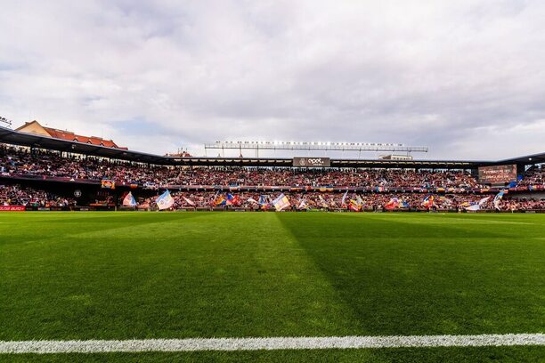 Sparťanský stadion epet ARENA v Praze na Letné