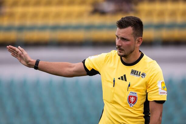 Rozhodčí Filip Kotala v akci