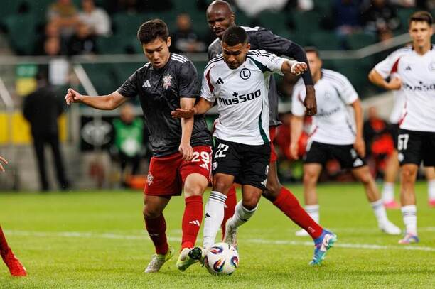 Legia v prvním předkole přehrála Aktobe celkovým výsledkem 2:0