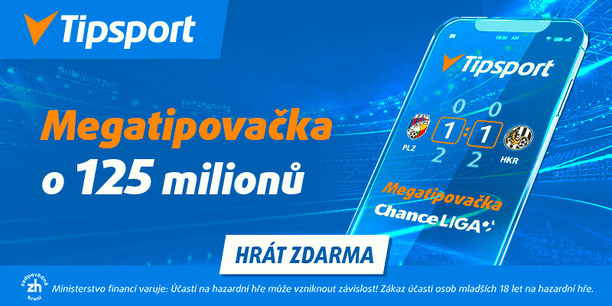 Megatipovačka Tipsportu o 125 milionů Netů