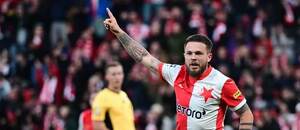 Vasil Kušej v duelu Slavia - Hradec Králové 2024/25