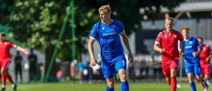 Michal Frydrych během přípravného utkání Baníku s Widzew Lodz