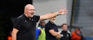 Trenér Plzně Miroslav Koubek během zápasu 2. předkola Ligy mistrů proti Servette