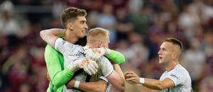 Fotbalisté Plzně se radují z postupu přes Servette