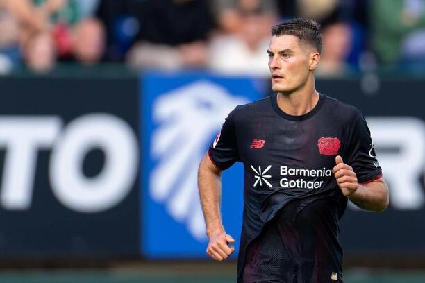 Patrik Schick během přípravného utkání Leverkusenu s nizozemským Sittardem