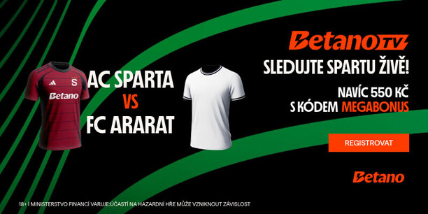 Sledujte Sparta vs. Ararat-Armenia u Betana