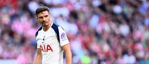 João Palhinha z Tottenhamu během přípravného utkání, srpen 2025
