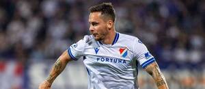 Daniel Holzer během střetnutí proti Austrii Vídeň