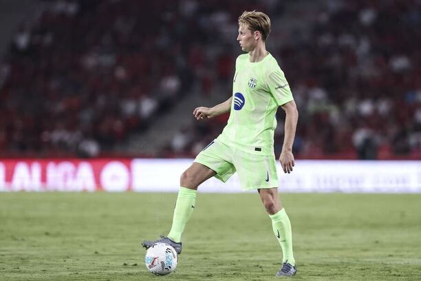 Frenke de Jong během utkání s Mallorcou