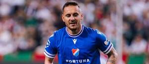 Ostravský záložník Daniel Holzer během 2. předkola Evropské ligy Ostravský záložník Daniel Holzer během 2. předkola Evropské ligy