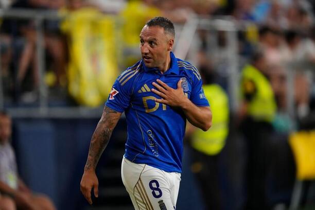 Santi Cazorla z Realu Oviedo