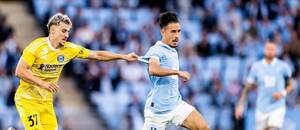 Štěpán Langer a Adrian Skogmar v prvním utkání mezi Malmö a Olomoucí Štěpán Langer a Adrian Skogmar v prvním utkání mezi Malmö a Olomoucí