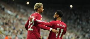Hugo Ekitiké (vlevo) je zatím hlavní ofenzivní zbraní Liverpoolu