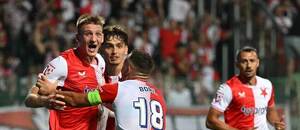 Štěpán Chaloupek se raduje z důležitého gólu na půdě Mladé Boleslavi