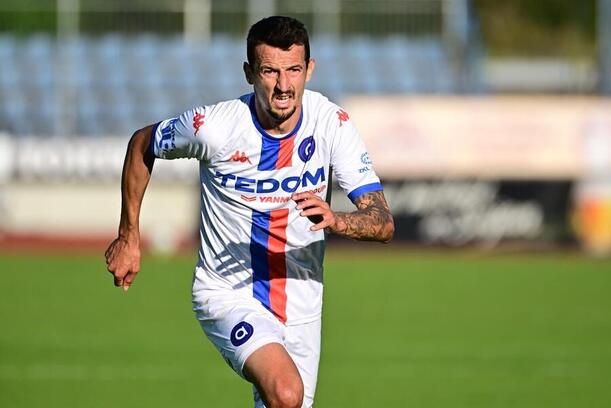 Vukadin Vukadinović během utkání Artisu Brno s Ústím nad Labem