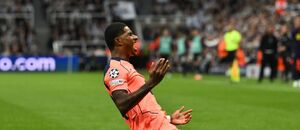 Marcus Rashford slaví gól proti Newcastlu