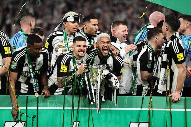 Fotbalisté Newcastlu ovládli Carabao Cup v sezoně 2024–25