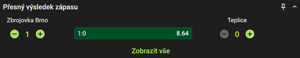 FC Zbrojovka Brno vs. FK Teplice - tip na zápas MOL Cupu